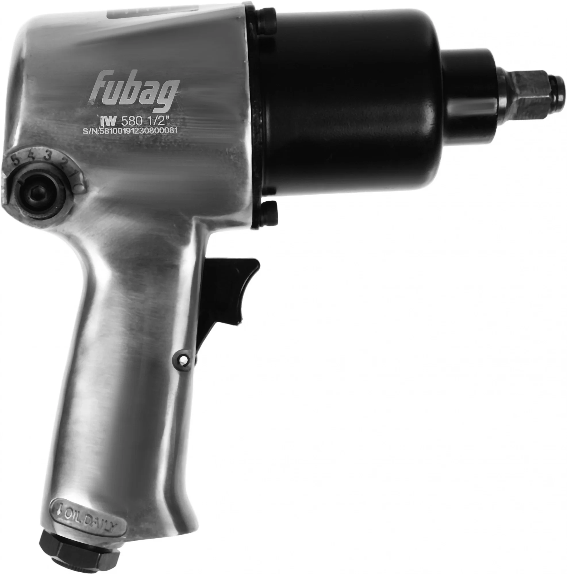Пневмогайковерт Fubag 100191, 1/2", ударный, 576 Нм