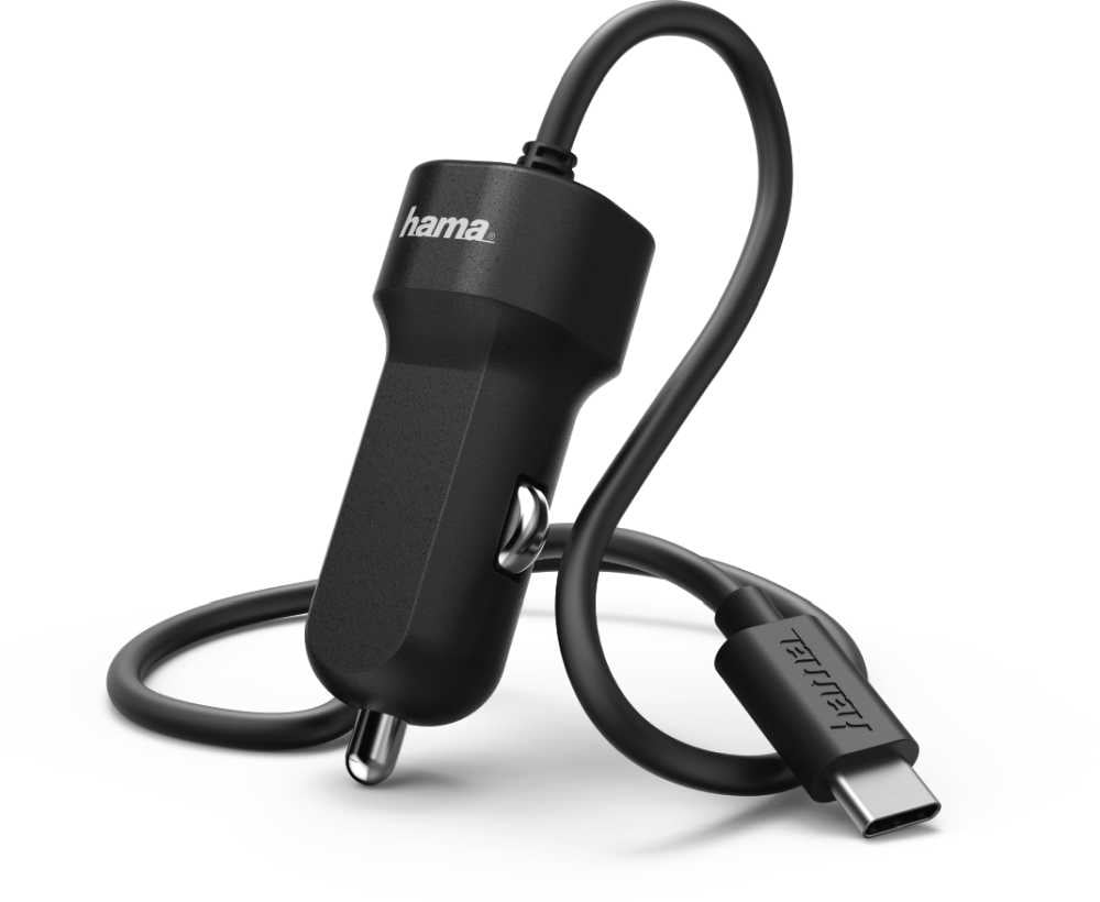 Автомобильное зарядное устройство HAMA 00173618, USB-C, 15 Вт, PD