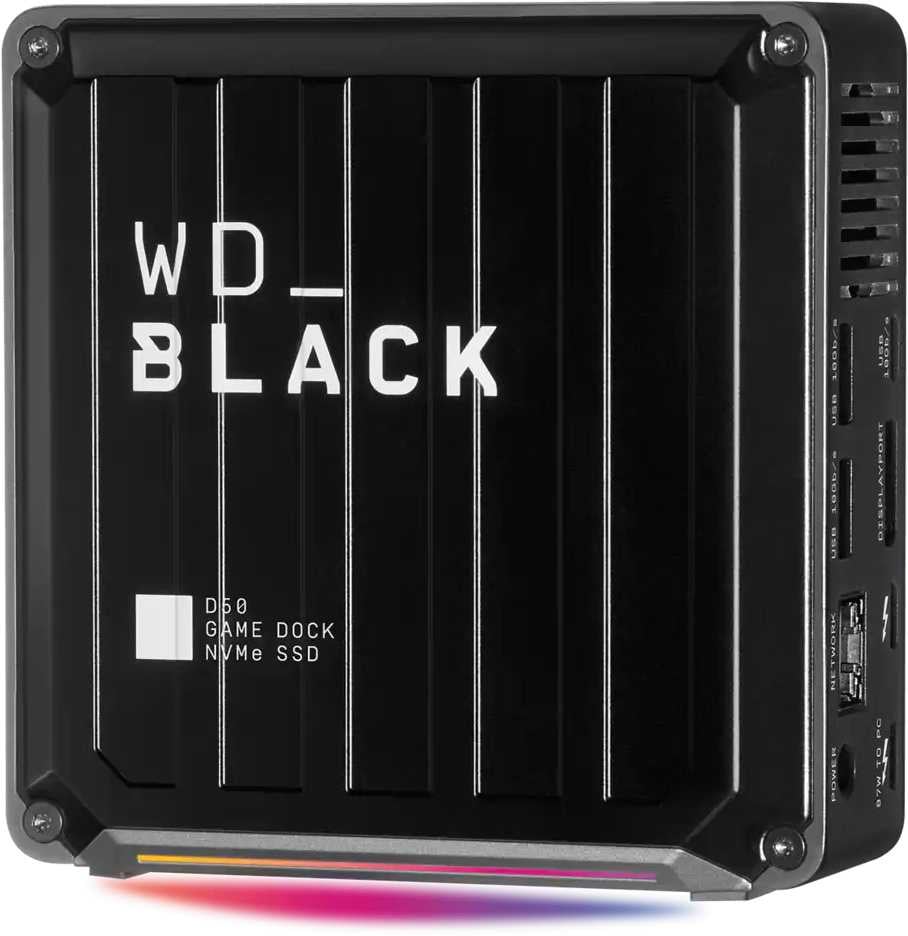 Внешний SSD WD WDBA3U0010BBK-EESN, 1ТБ, Thunderbolt 3