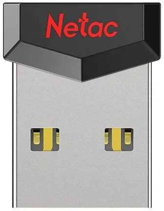 Флешка NETAC UM81, 32 ГБ, USB 2.0, 25/10 МБ/с, USB-A