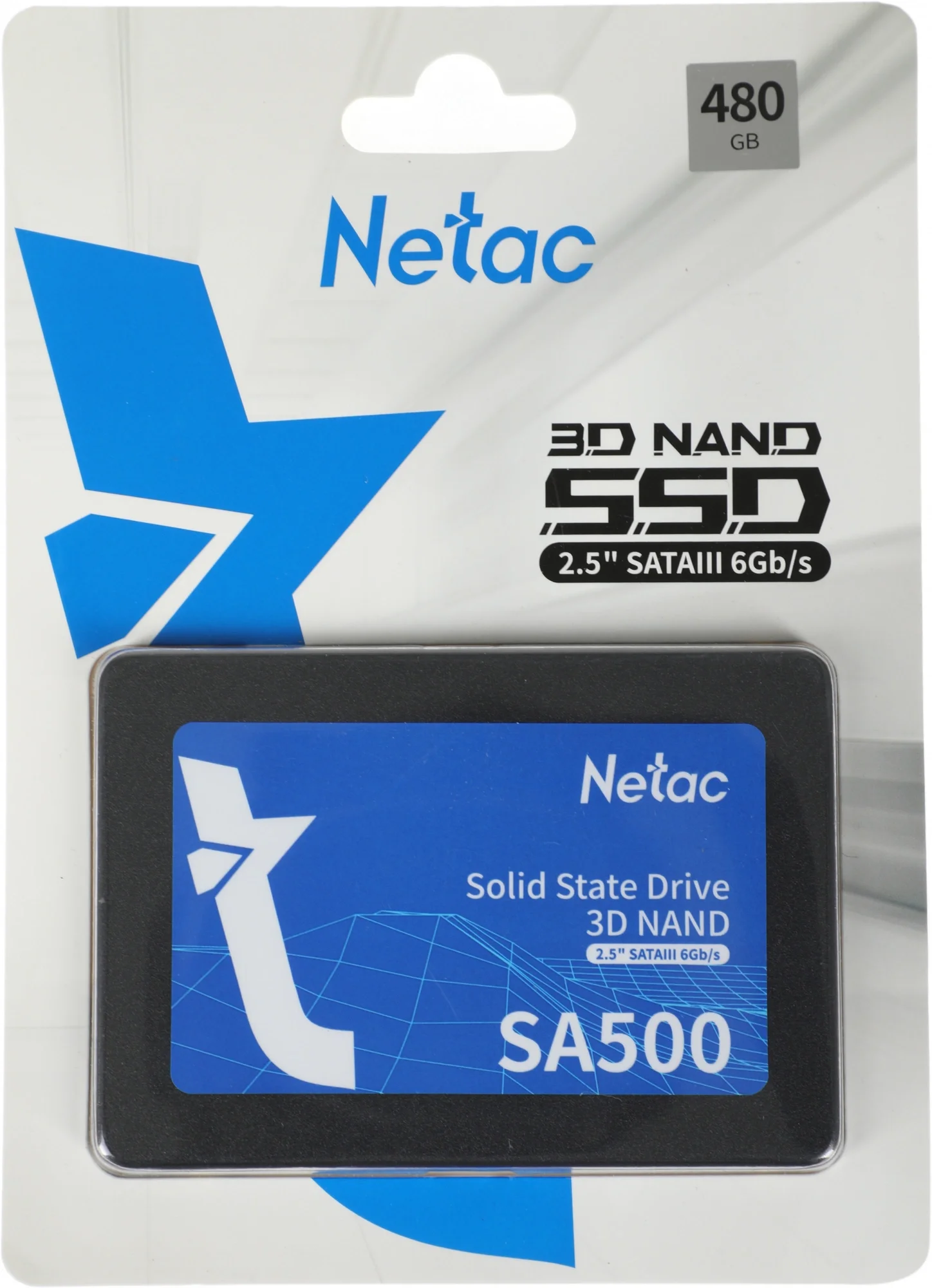 SSD Netac NT01SA500-480-S3X, 480ГБ 2.5" SATA