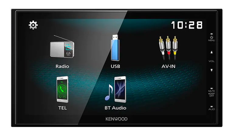 Автомагнитола Kenwood DMX1025BT, 2 DIN, 6.8", Bluetooth 4.2, 4×50 Вт, DSP