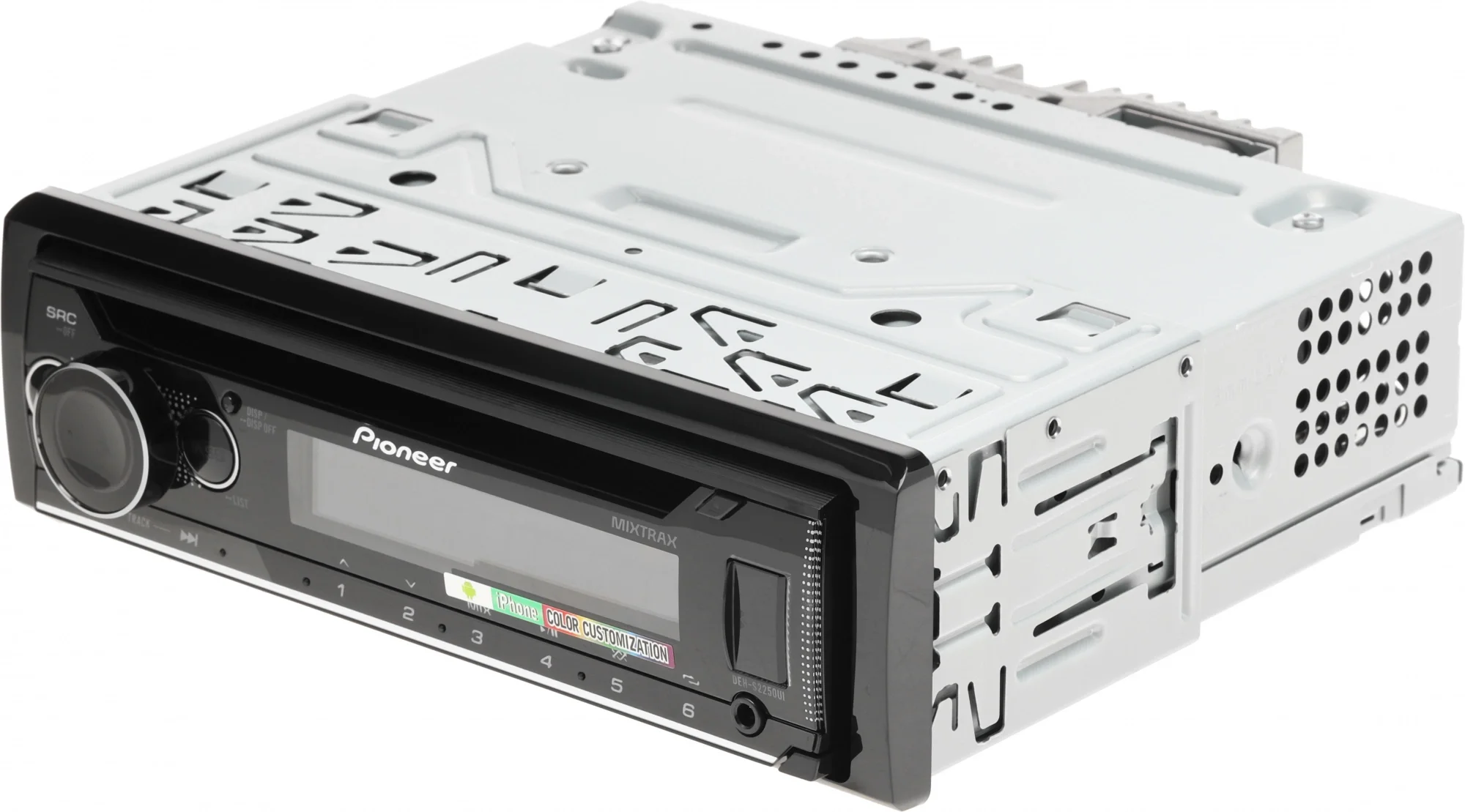Автомагнитола Pioneer DEH-S2250UI, 1 DIN, CD, USB Type-A, AUX, 4×50 Вт