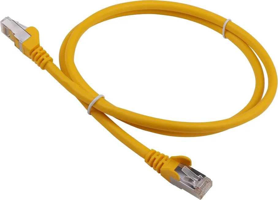 Патч-корд Lanmaster LAN-PC45/S6A-5.0-YL, FTP, кат.6A, 5 м, LSZH, желтый