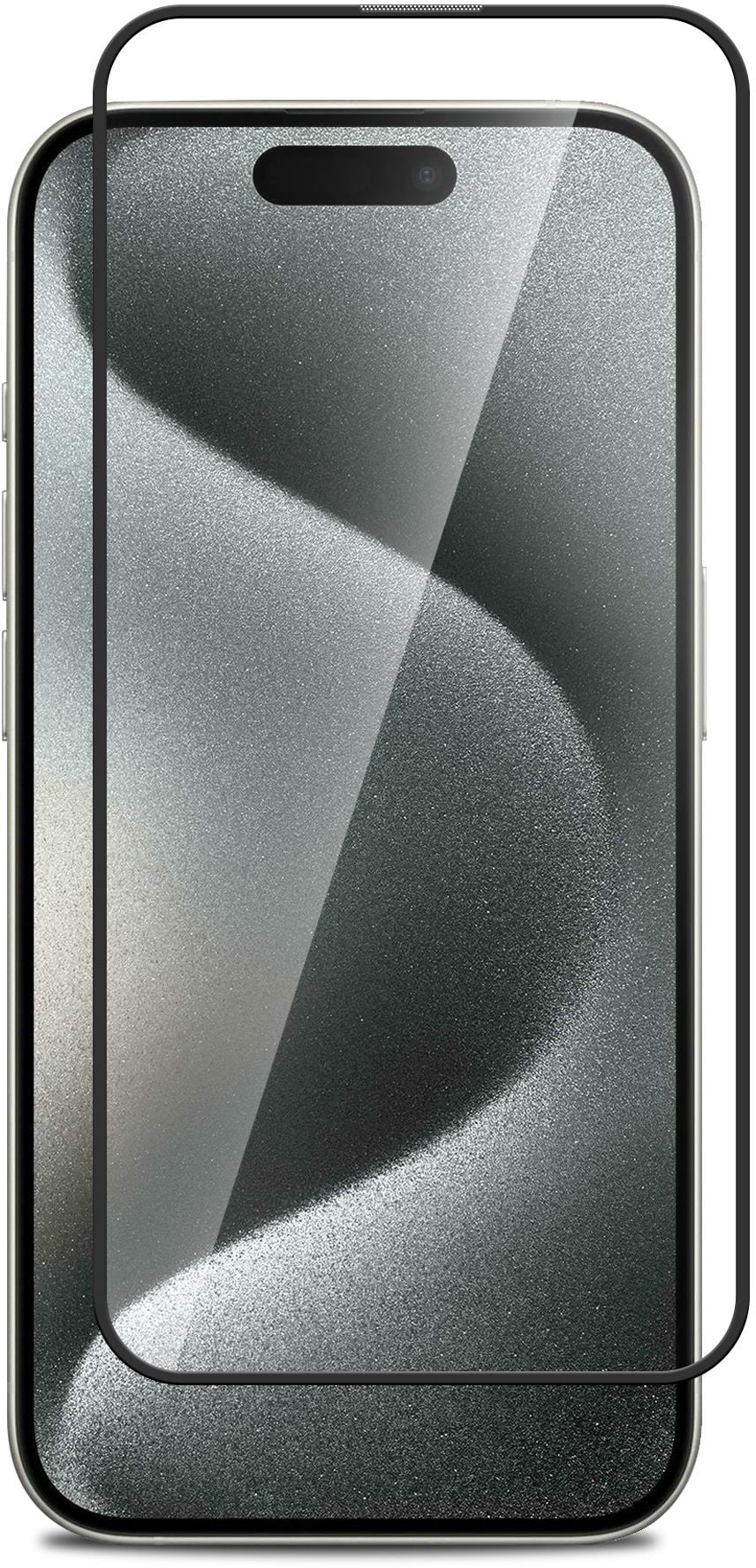 Защитное стекло BoraSCO 72402 для Apple iPhone 15 Plus, 2.5D, антиблик, 77×160 мм
