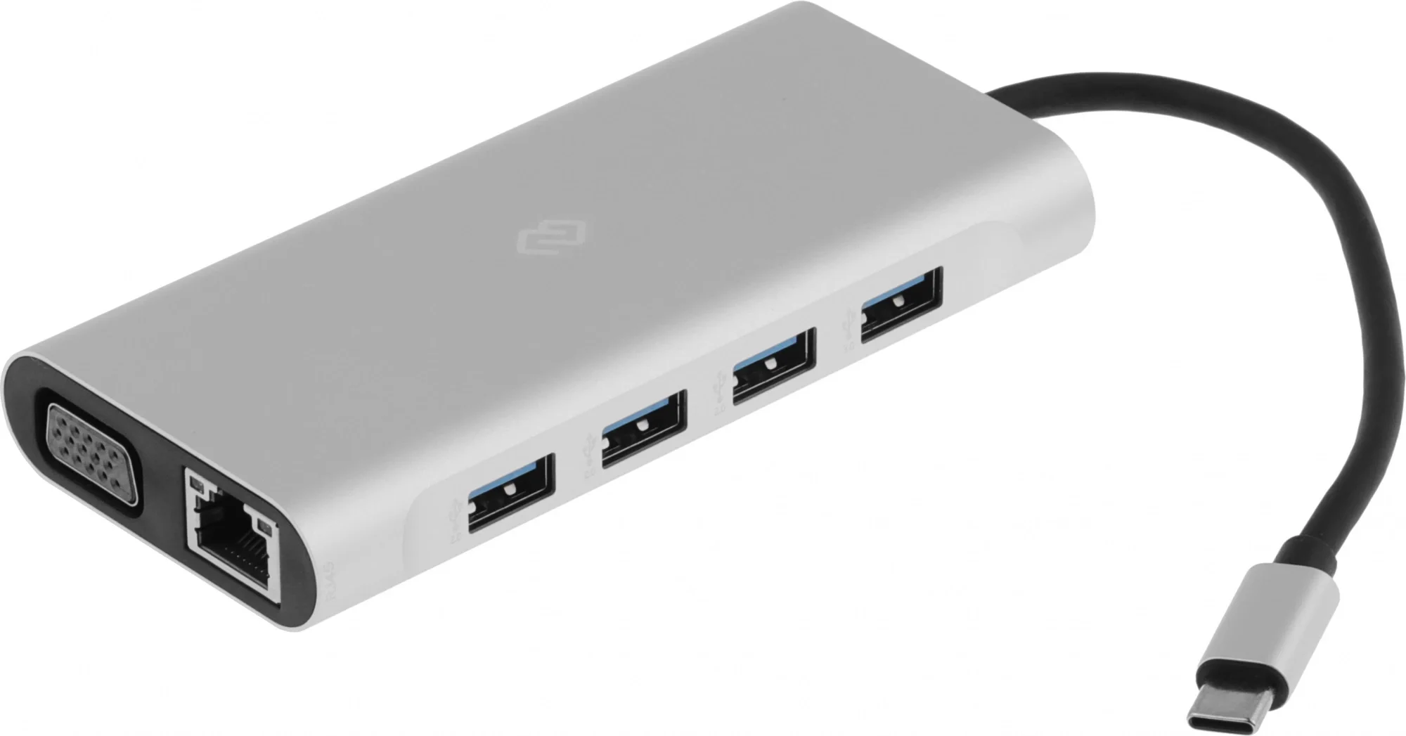 Док-станция DIGMA DS-051, USB Type-C, HDMI, VGA, RJ-45, 4×USB, SD/microSD