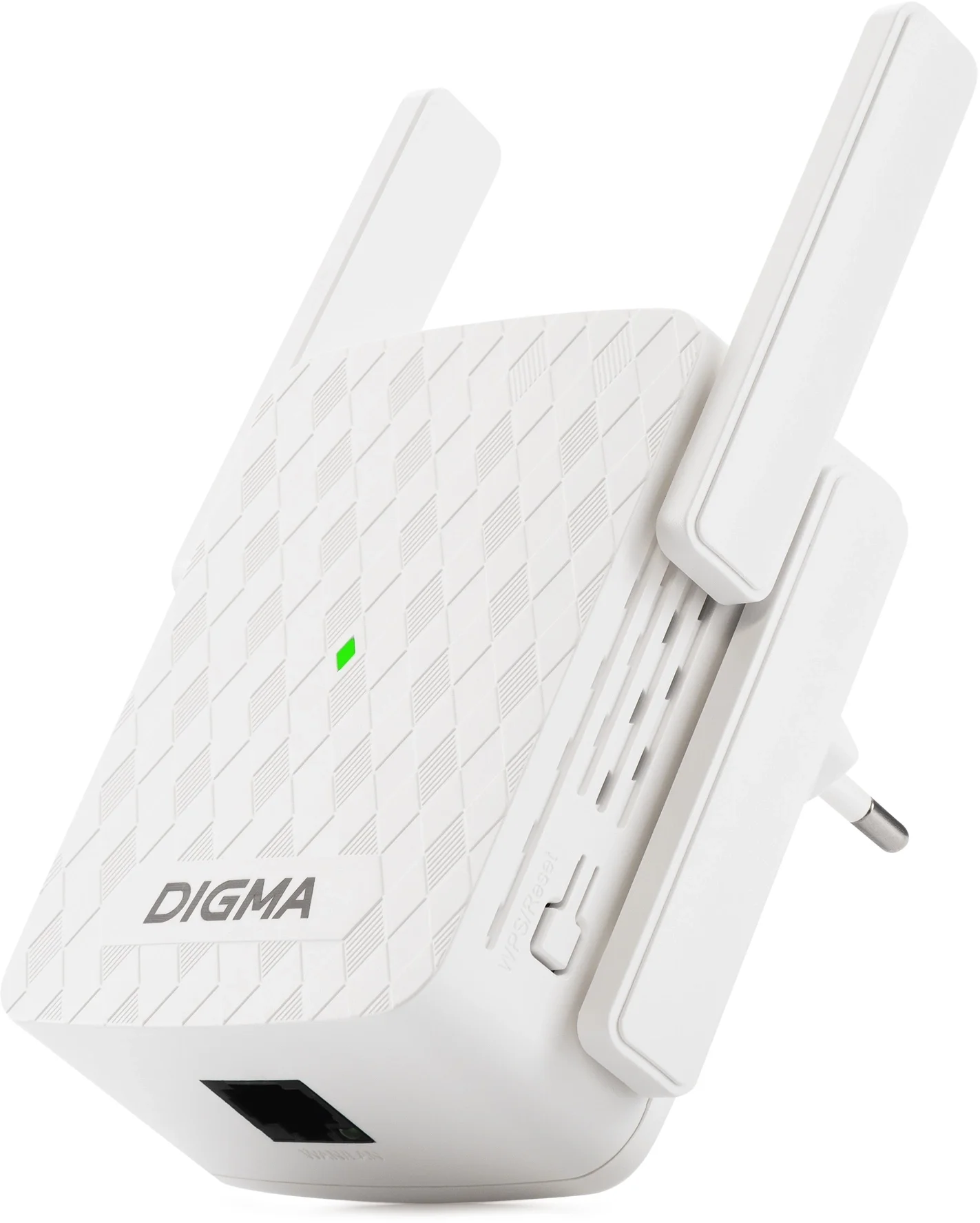 Усилитель Wi-Fi Digma D-WR310V2, 2.4ГГц, 300Мбит/с, RJ-45