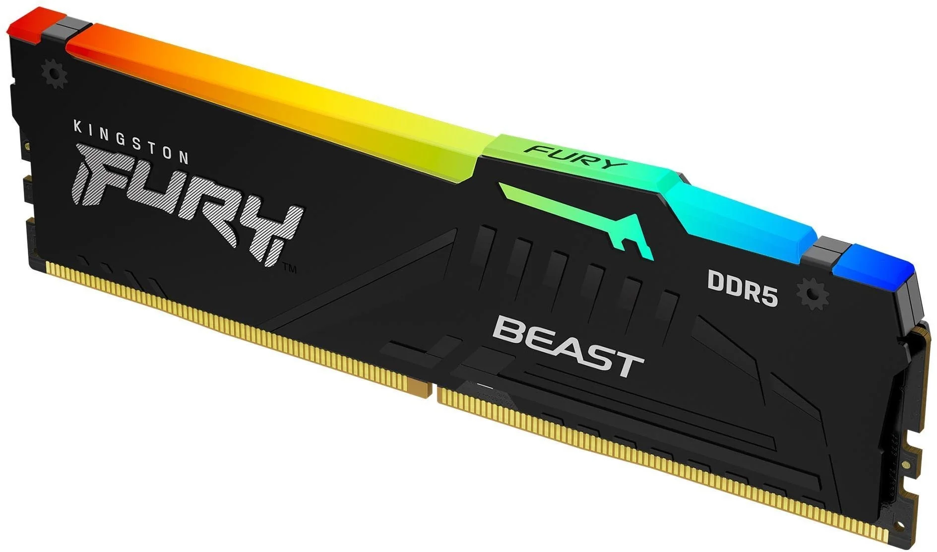 Модуль памяти Kingston FURY Beast RGB KF556C40BBA-16, DDR5 16 ГБ, 5600 МГц, CL40, DIMM