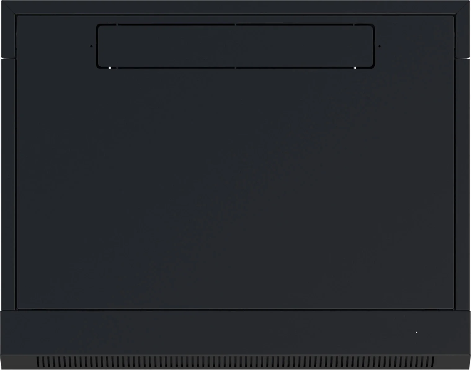 Шкаф настенный NTSS NTSS-W9U6045GS-BL, 9U, 600×450×500мм, стеклянная дверь, черный
