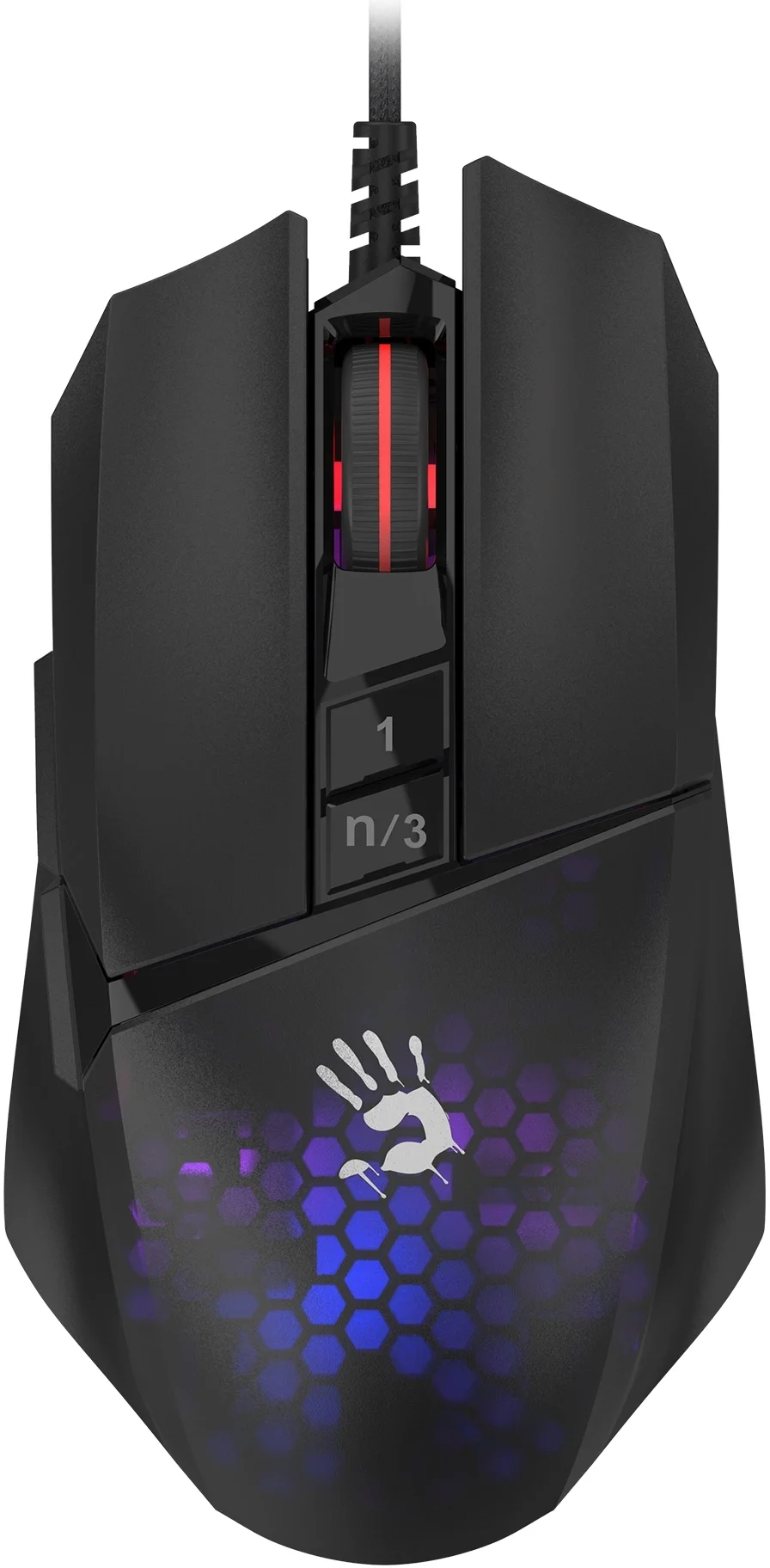 Мышь A4Tech Bloody W65 Max Mini, оптическая, 12000 DPI, USB, 9 кнопок