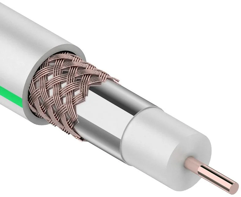 Кабель коаксиальный PROCONNECT SAT 703 B (01-2431-6), 75 Ом, 100 м, PVC, белый