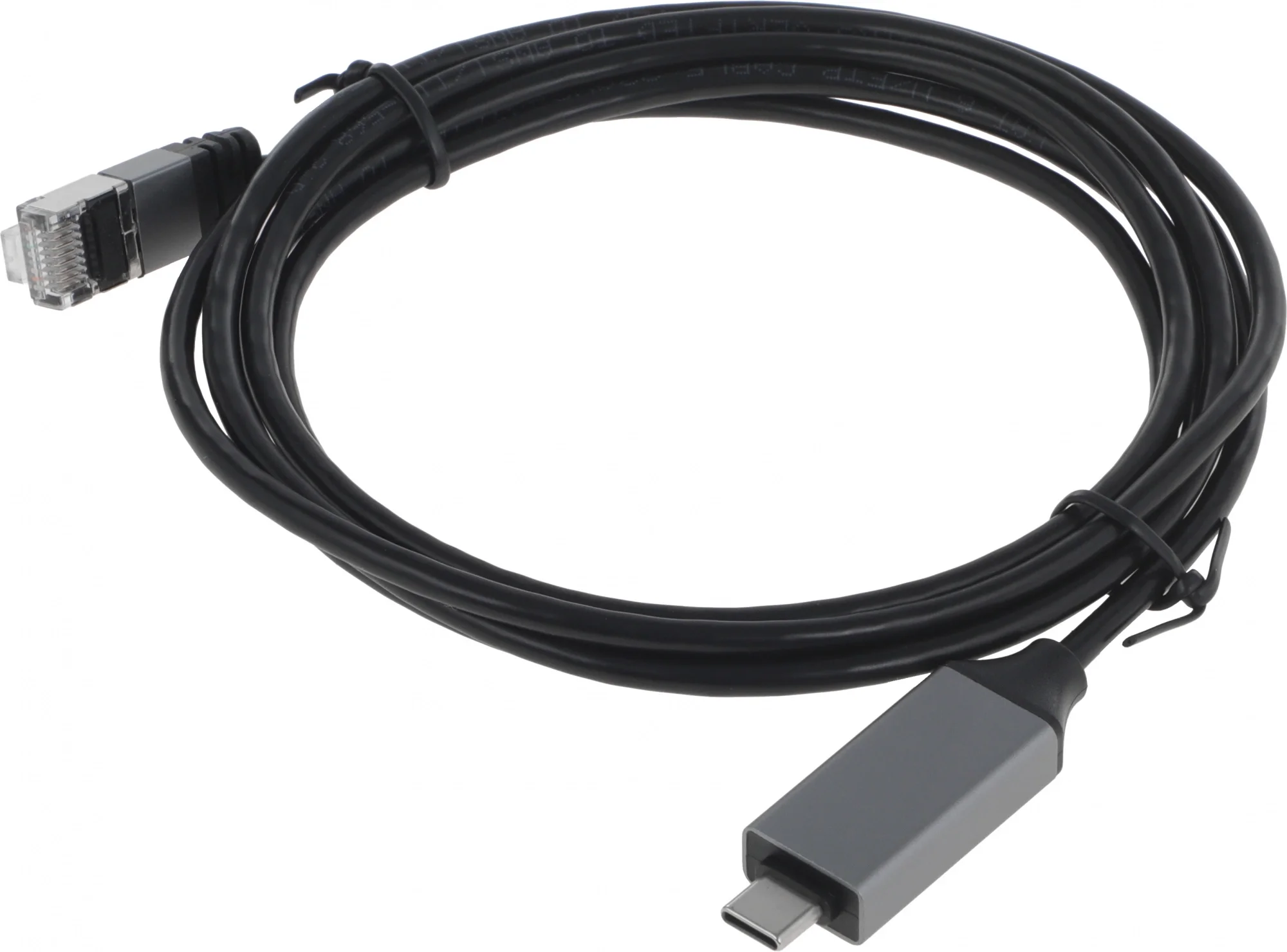 Кабель Buro BU-USB-C-LAN1000-2m, USB Type-C (m) — RJ-45 (m), 2 м, 1000 Мбит/с