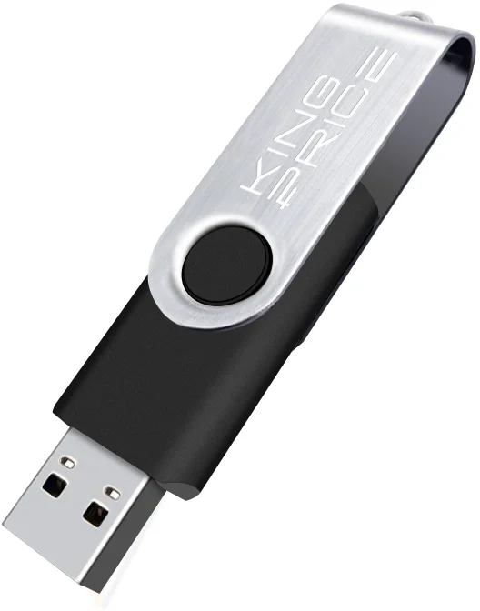 Флеш-накопитель USB KingPrice KPFD2 KPFD2A064ABK, 64 ГБ, USB 2.0, USB-A