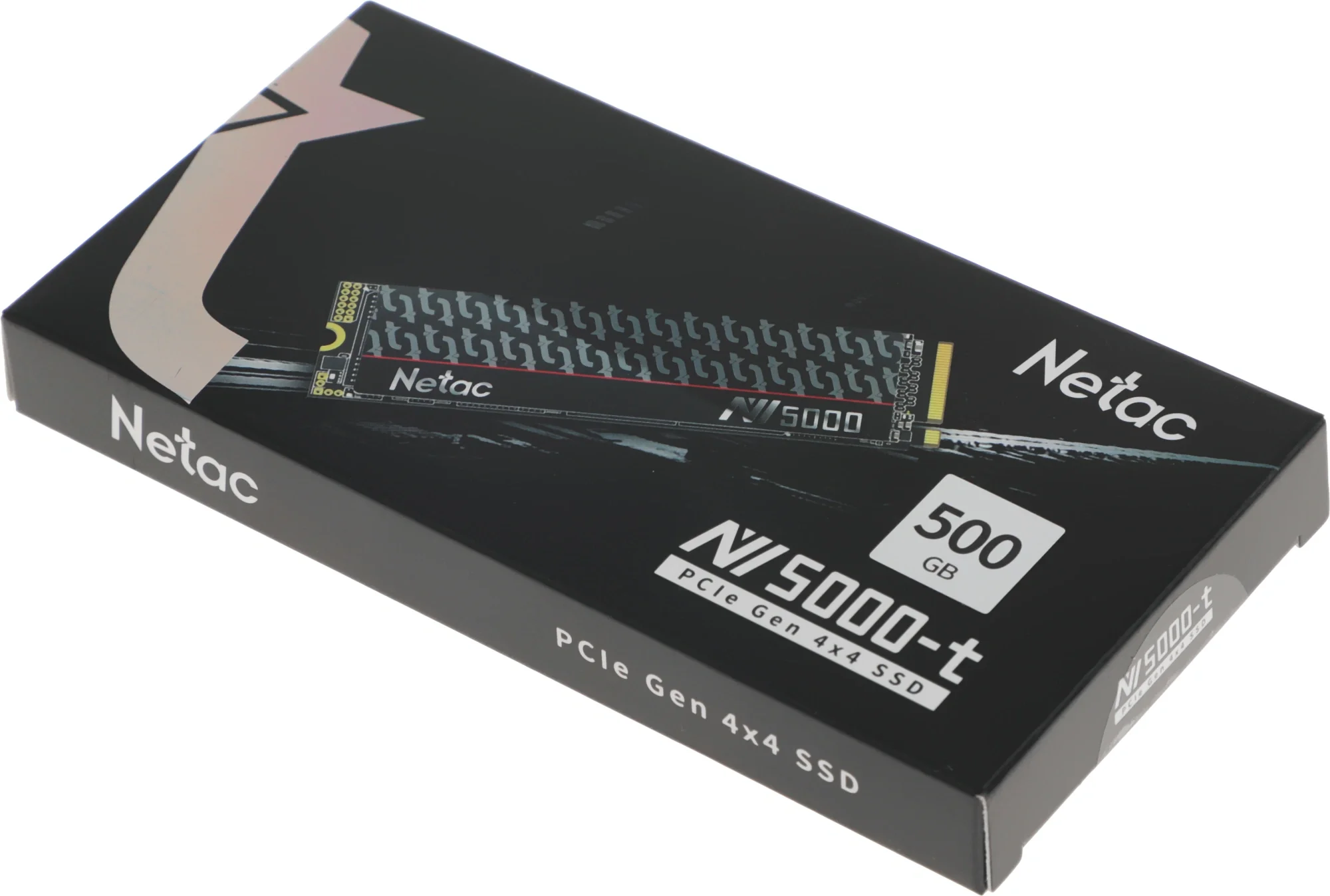 SSD Netac NT01NV5000t-500-E4X, 500ГБ, M.2, PCIe 4.0, NVMe