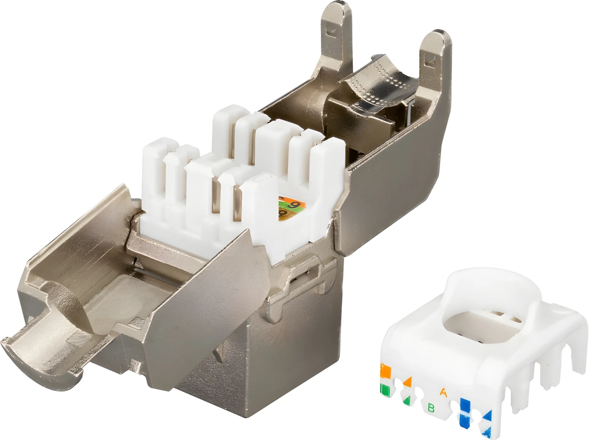 Модуль Suprlan 10-0328-1, Keystone RJ45, кат.5E, FTP, стальной