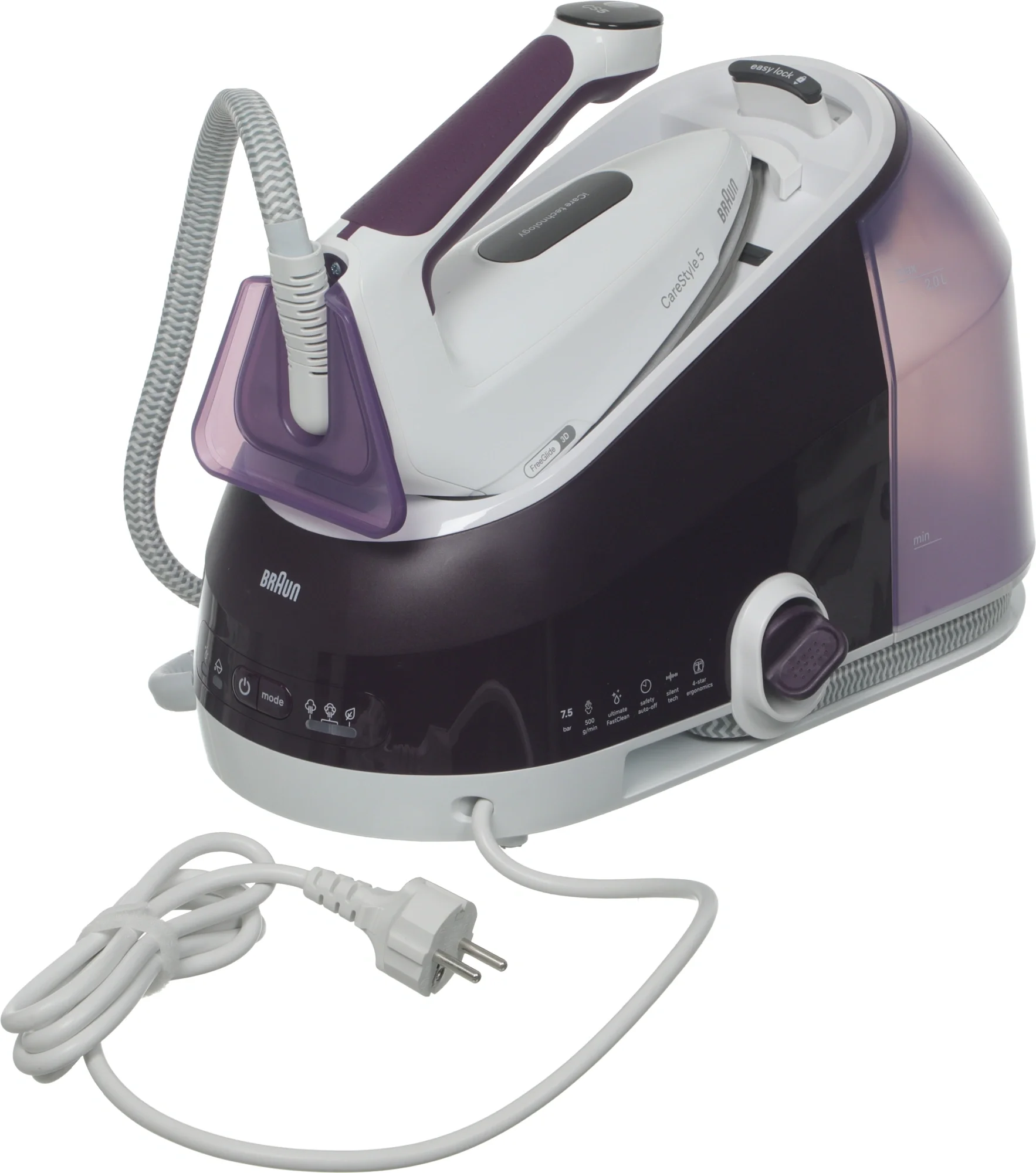 Парогенератор Braun IS5247VI, 2400Вт, 145г/мин, 2000мл