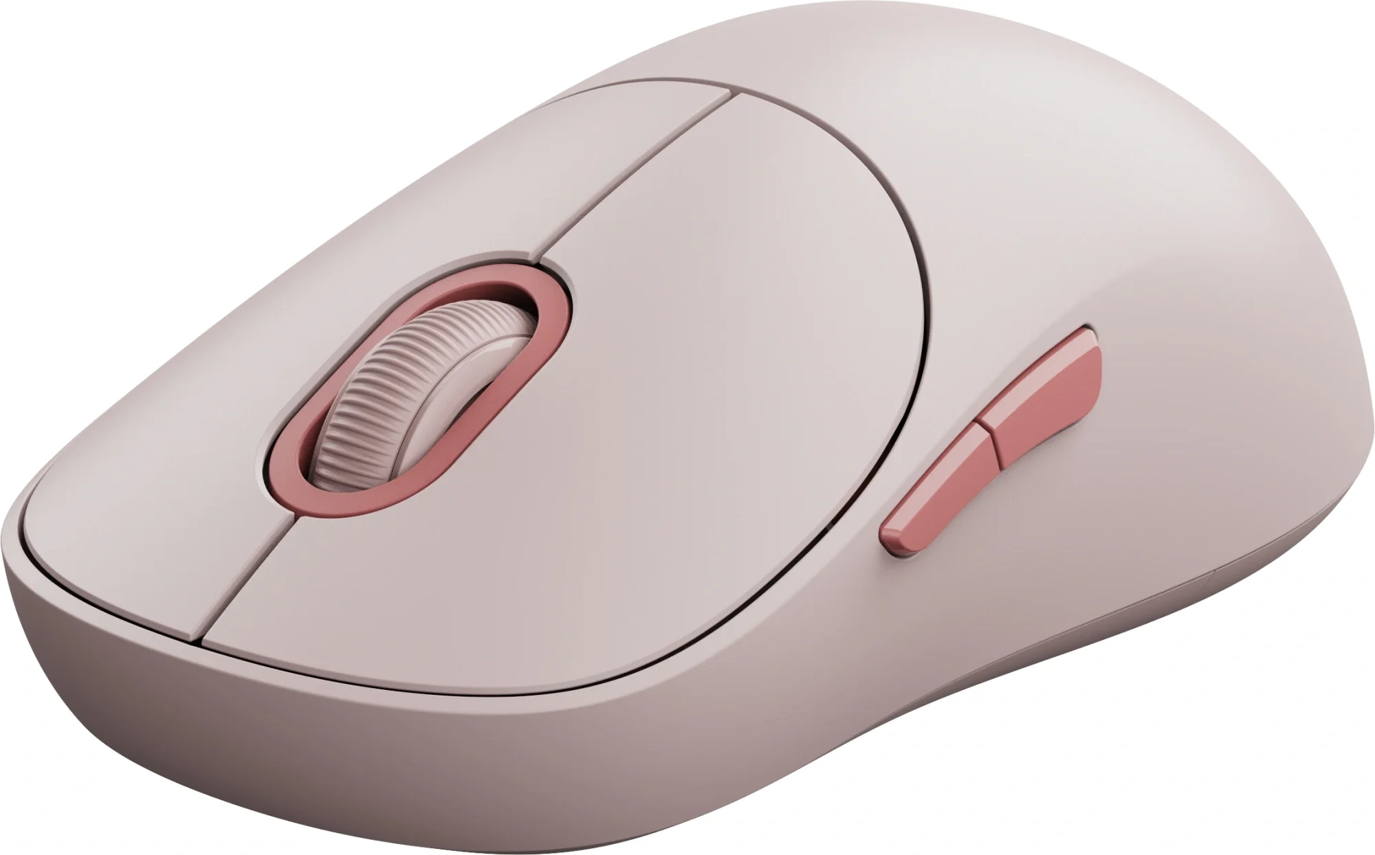 Мышь Xiaomi Wireless Mouse 3 BHR8911GL, оптическая, 1200 DPI, беспроводная, 4 кнопки, розовая