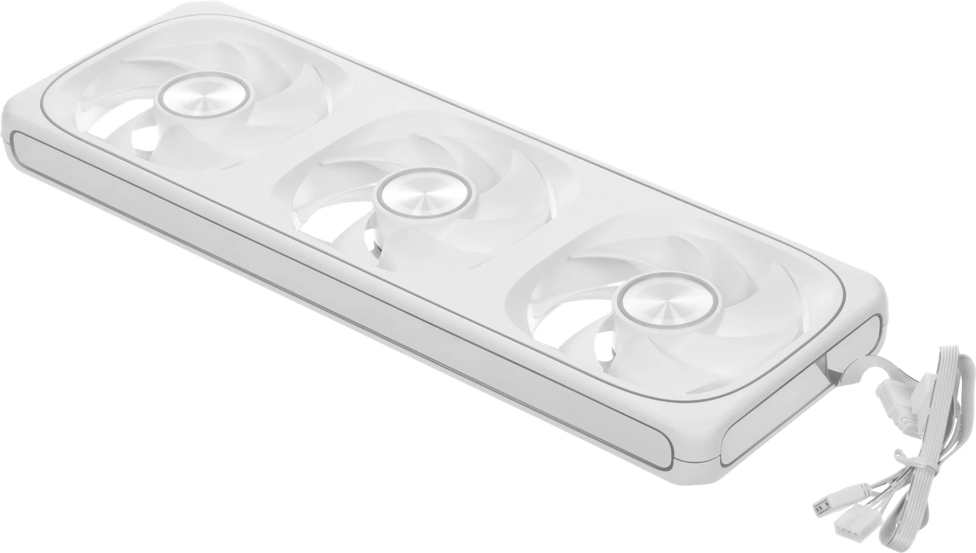 Вентилятор Formula V Line AIR FUSION 3 WH, 3×120×28 мм, 500–1800 об/мин, PWM, ARGB