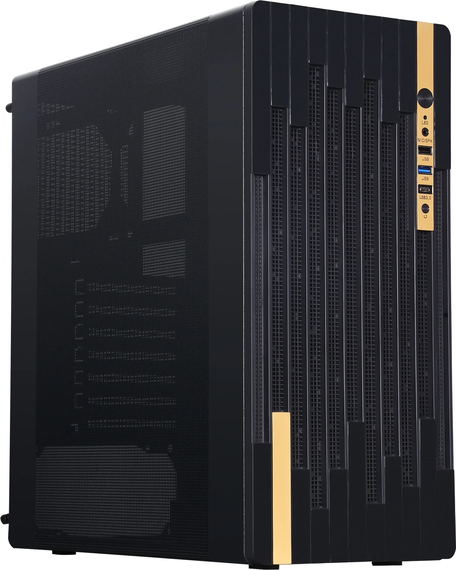 Корпус ПК accord ACC-188R2, Midi Tower, без БП, чёрный