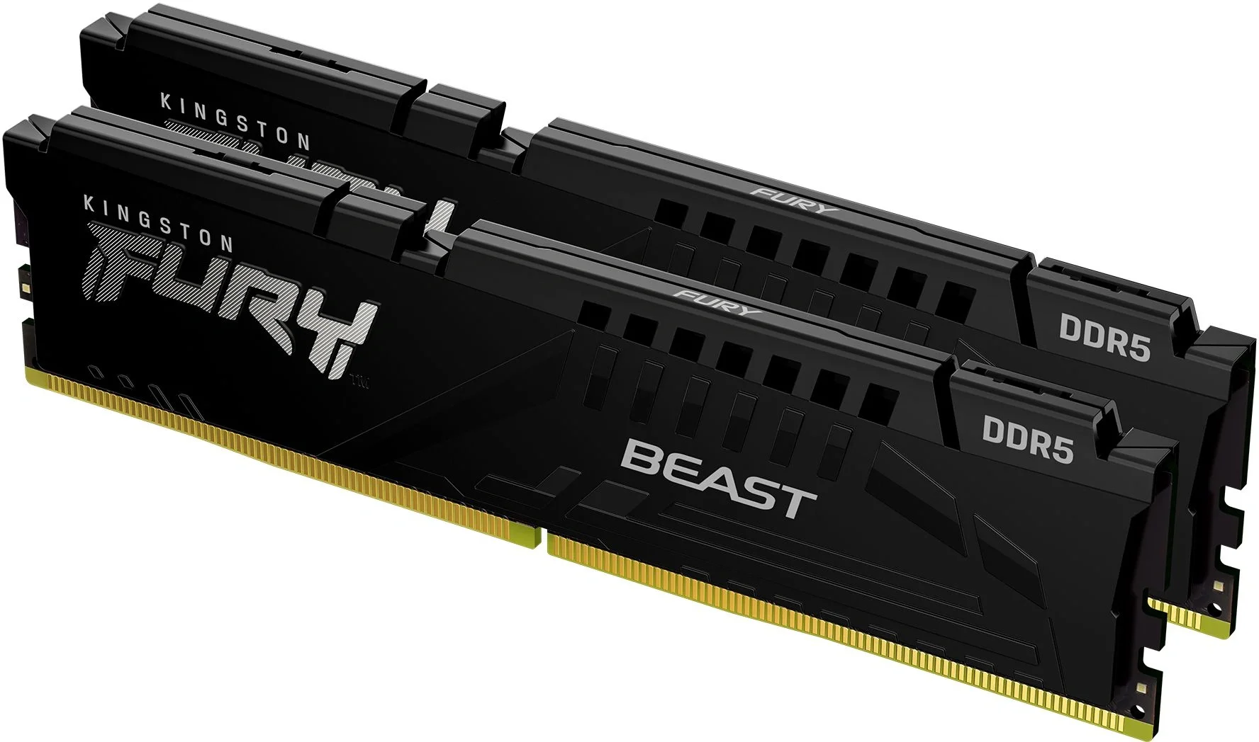 Память Kingston KF556C40BB2K2-64, 2×32GB DDR5 5600MHz Fury Beast