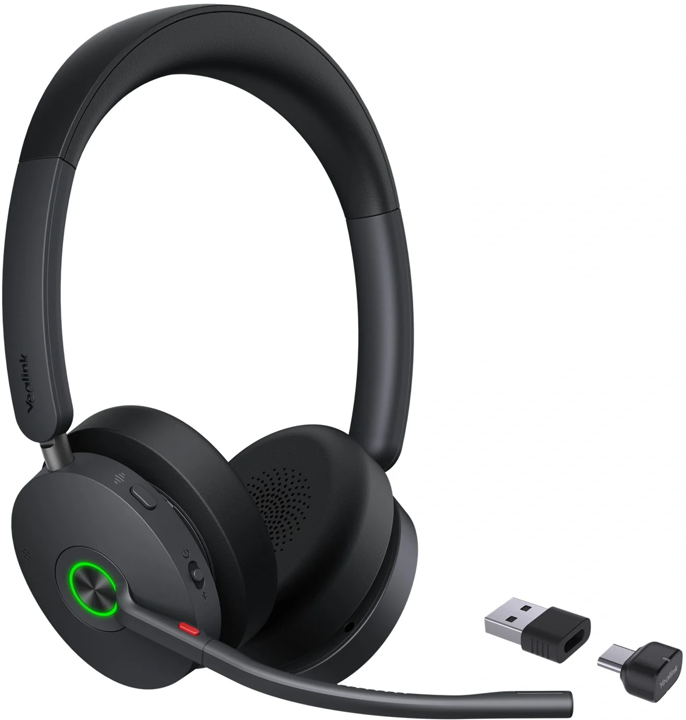 Гарнитура Yealink BH74 UC USB-C/A, Bluetooth, ANC, до 64 ч, чёрная