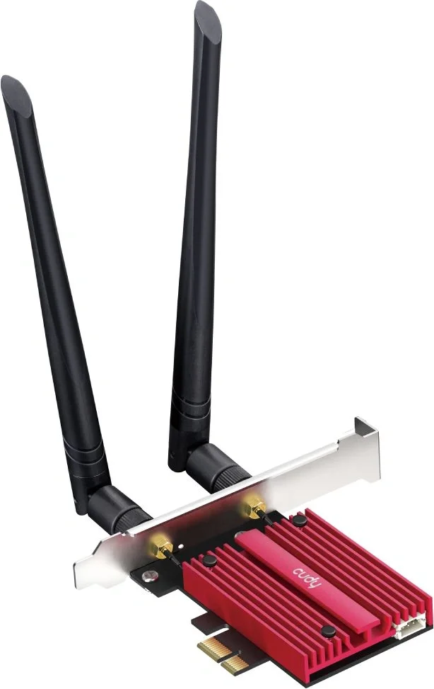Сетевая карта CUDY WE9300, Wi-Fi 7 BE9300, PCI Express, Bluetooth 5.4