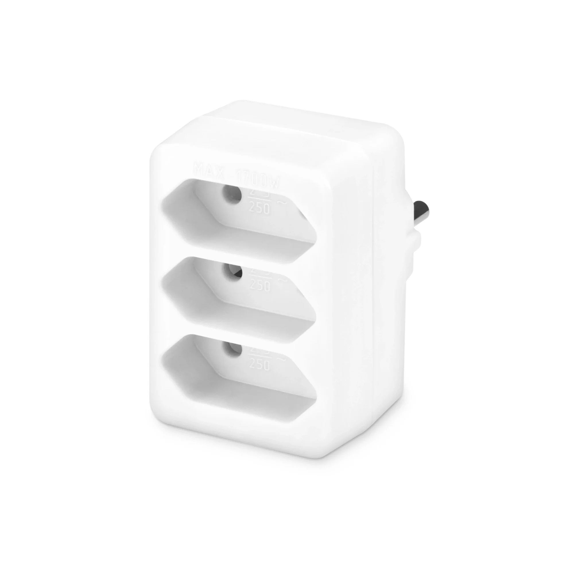 Сетевой разветвитель Buro BU-PS3F-W, 3 розетки, 16 А, 220 В, белый