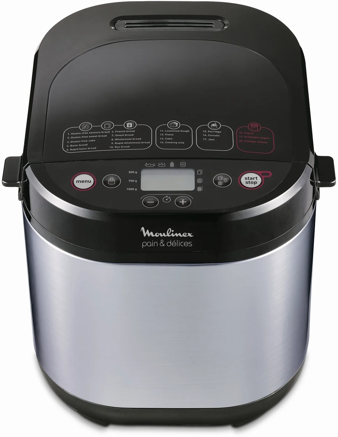 Хлебопечь MOULINEX Pain & Delices OW240E30, 650 Вт, 20 программ, до 1000 г