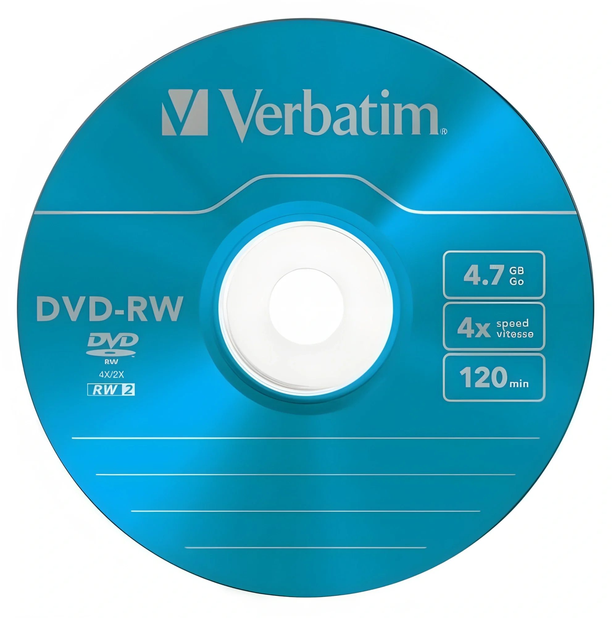 Диск DVD-RW Verbatim 43563, 4.7GB, 4x, Slim Case