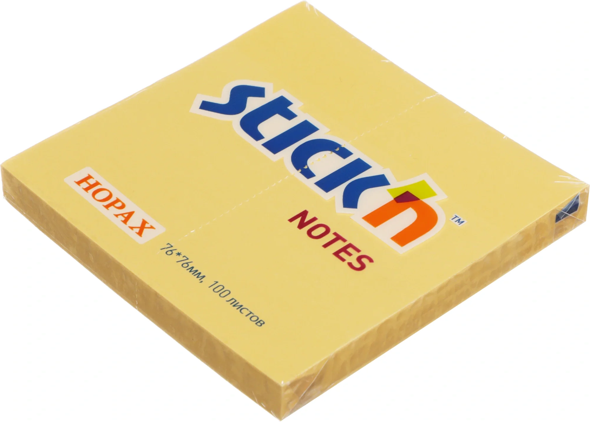 Блок самоклеящийся STICK'N 21391, 76×76 мм, 100 листов, пастель оранжевый