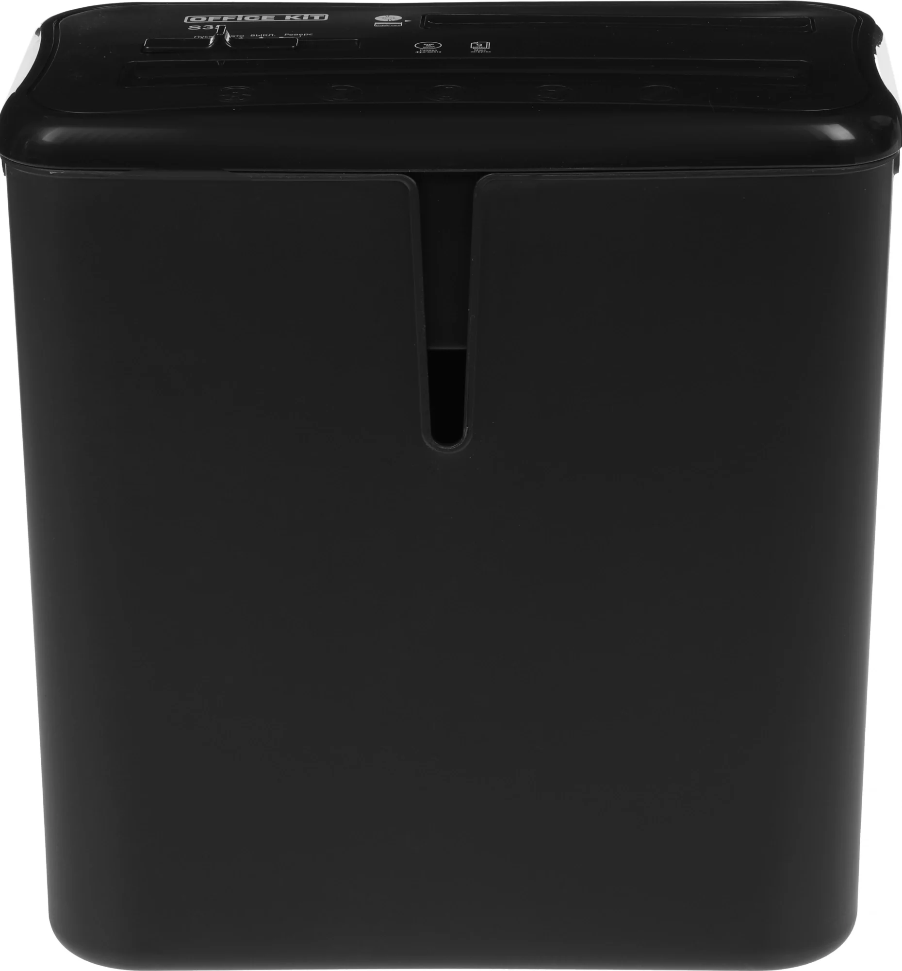 Шредер Office Kit S35, P-4, 4×40 мм, 9 листов, 14 л, карты/CD