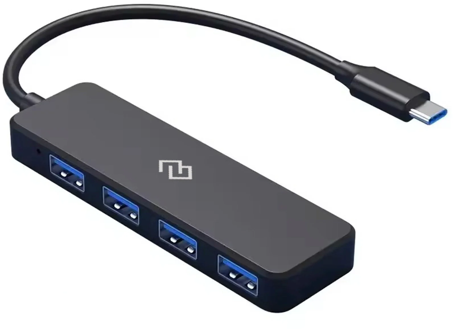 Хаб Digma DHUB-4USB-C-2.0, USB-C, 4× USB 2.0, пассивный