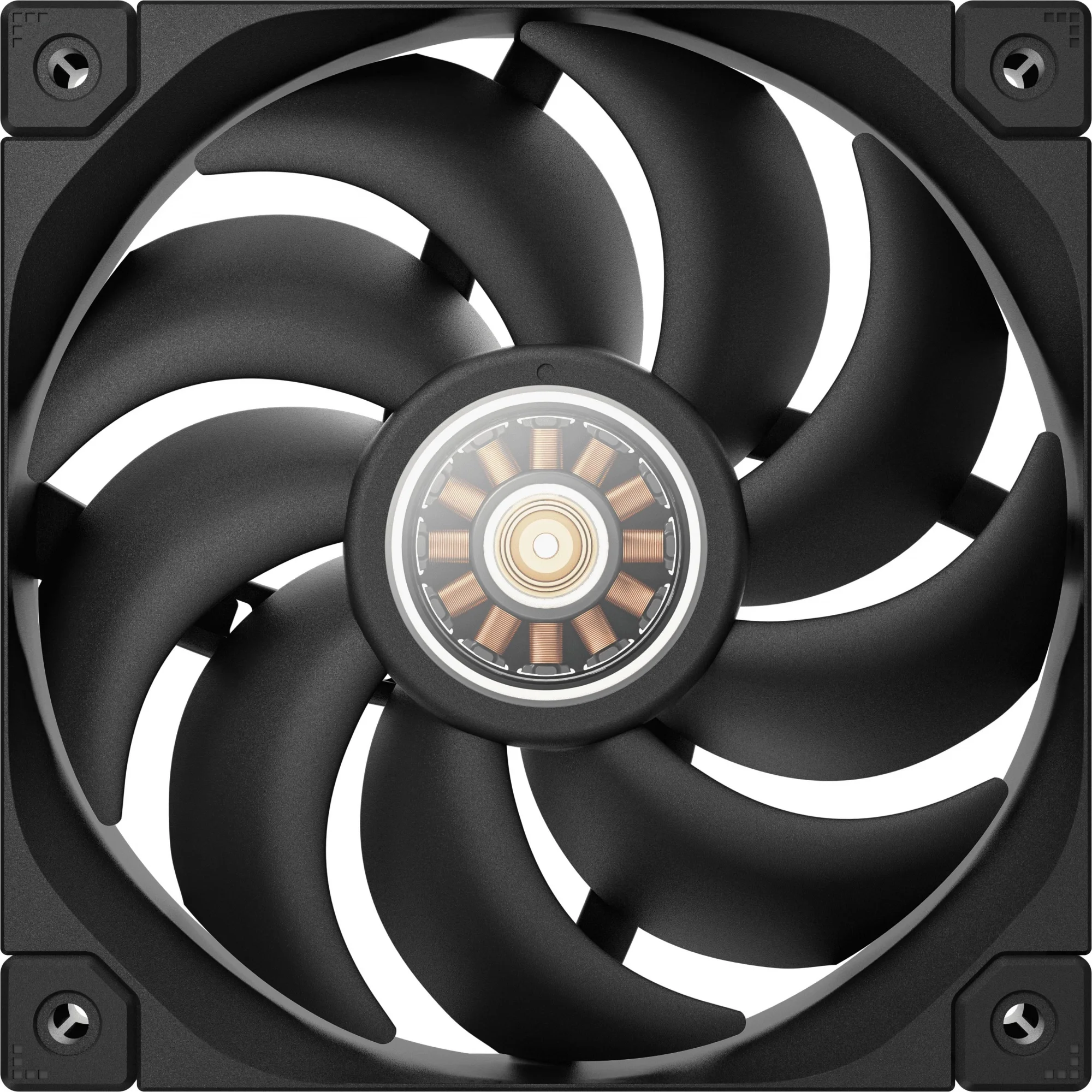 Вентилятор Deepcool FT12, 120x120x25 мм, 500–2150 об/мин, 4-pin, черный
