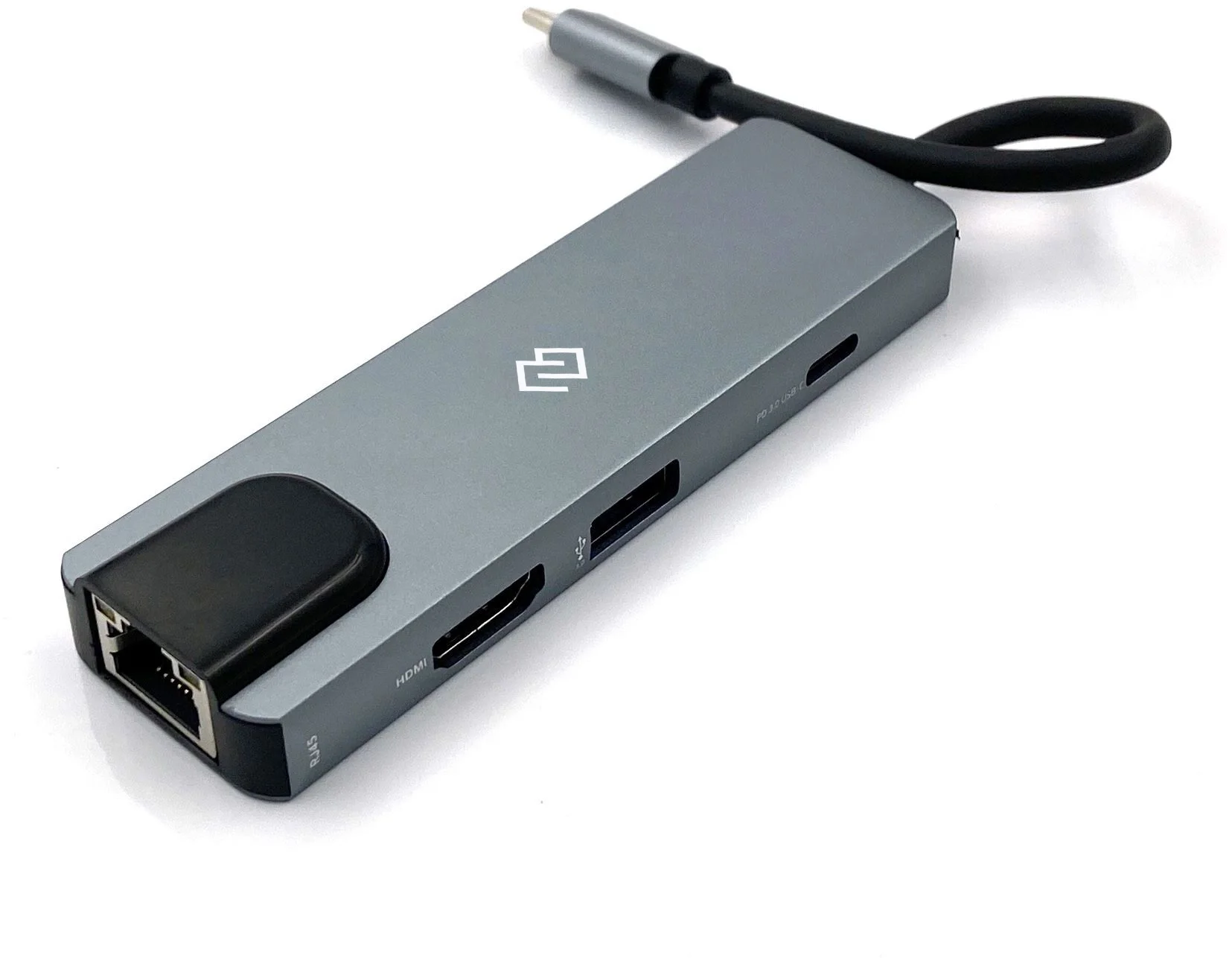 Док-станция DIGMA DS-945, USB Type-C, HDMI, RJ-45, USB 3.0, SD/microSD