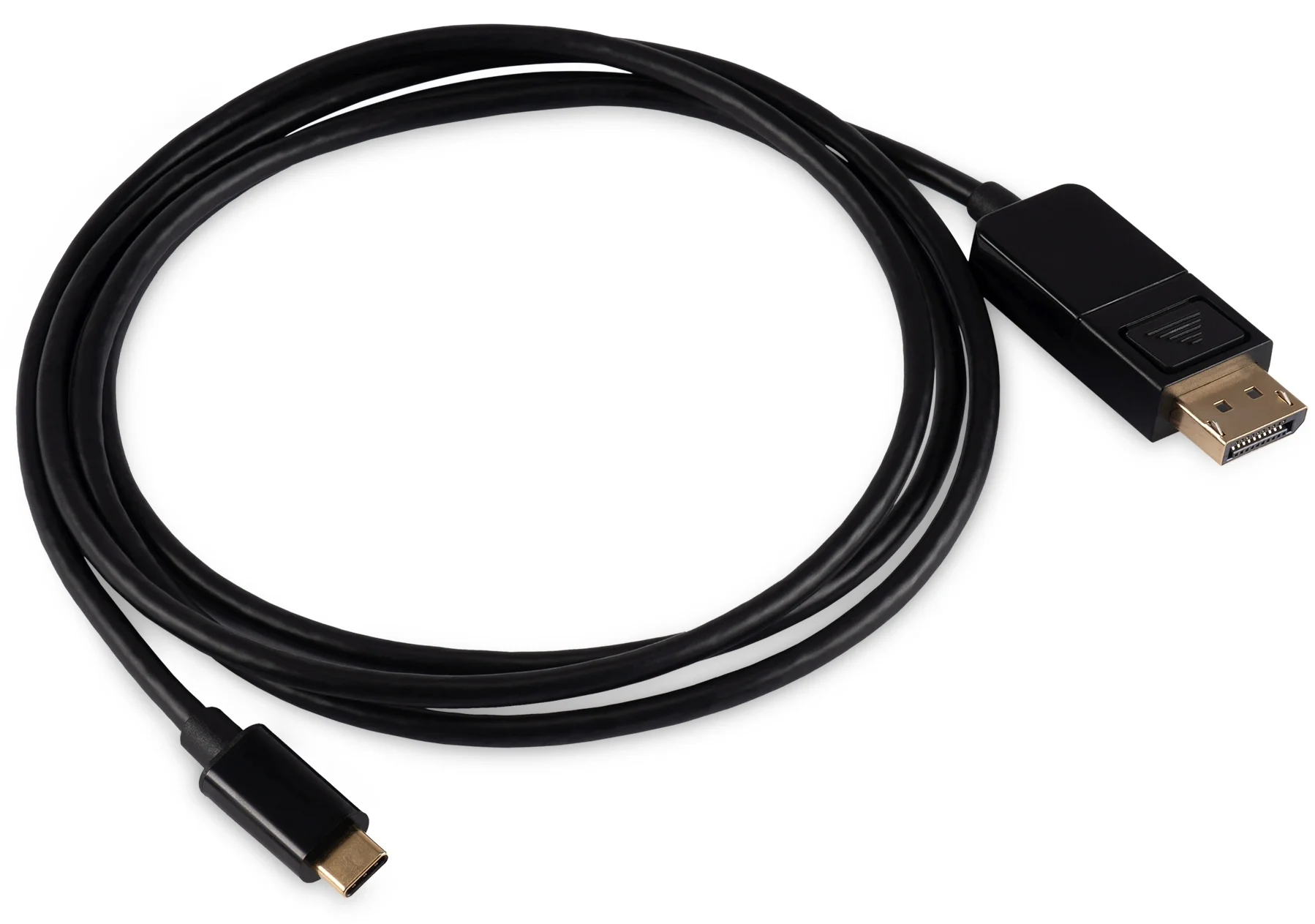 Кабель-переходник BURO BU-TYPEC-DP-1.5M, USB Type-C (m) — DisplayPort (m), 1.5 м, DP 1.4