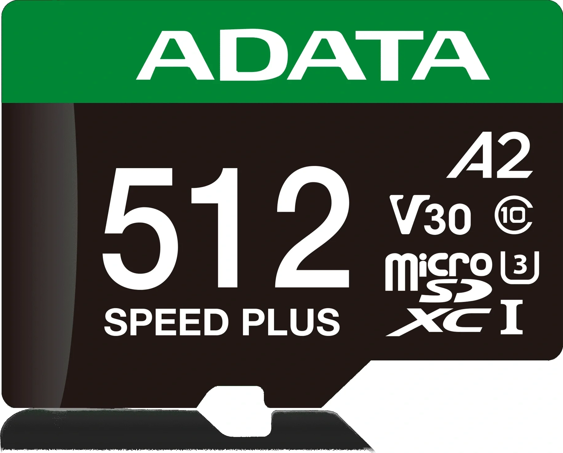 Карта памяти ADATA microSDXC 512GB ADATA Speed Plus  UHS-I U3/V30/A2, до 180/160 MB/s, Durable (Water-/Shock-/X-Ray-Proof)