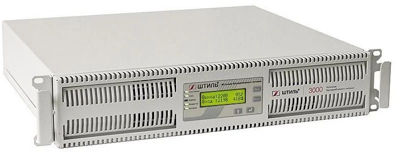 ИБП Штиль SR1103L, on-line, 3000 ВА / 2700 Вт, 3×C13, 96 В ext, rack