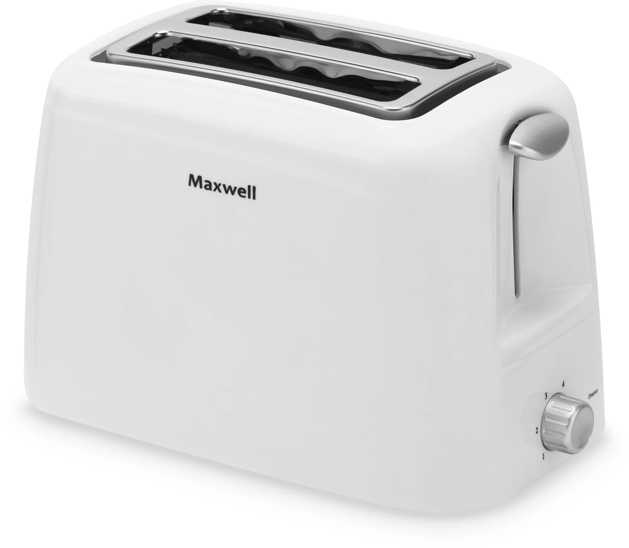 Тостер MAXWELL MW-1504, 750 Вт, белый