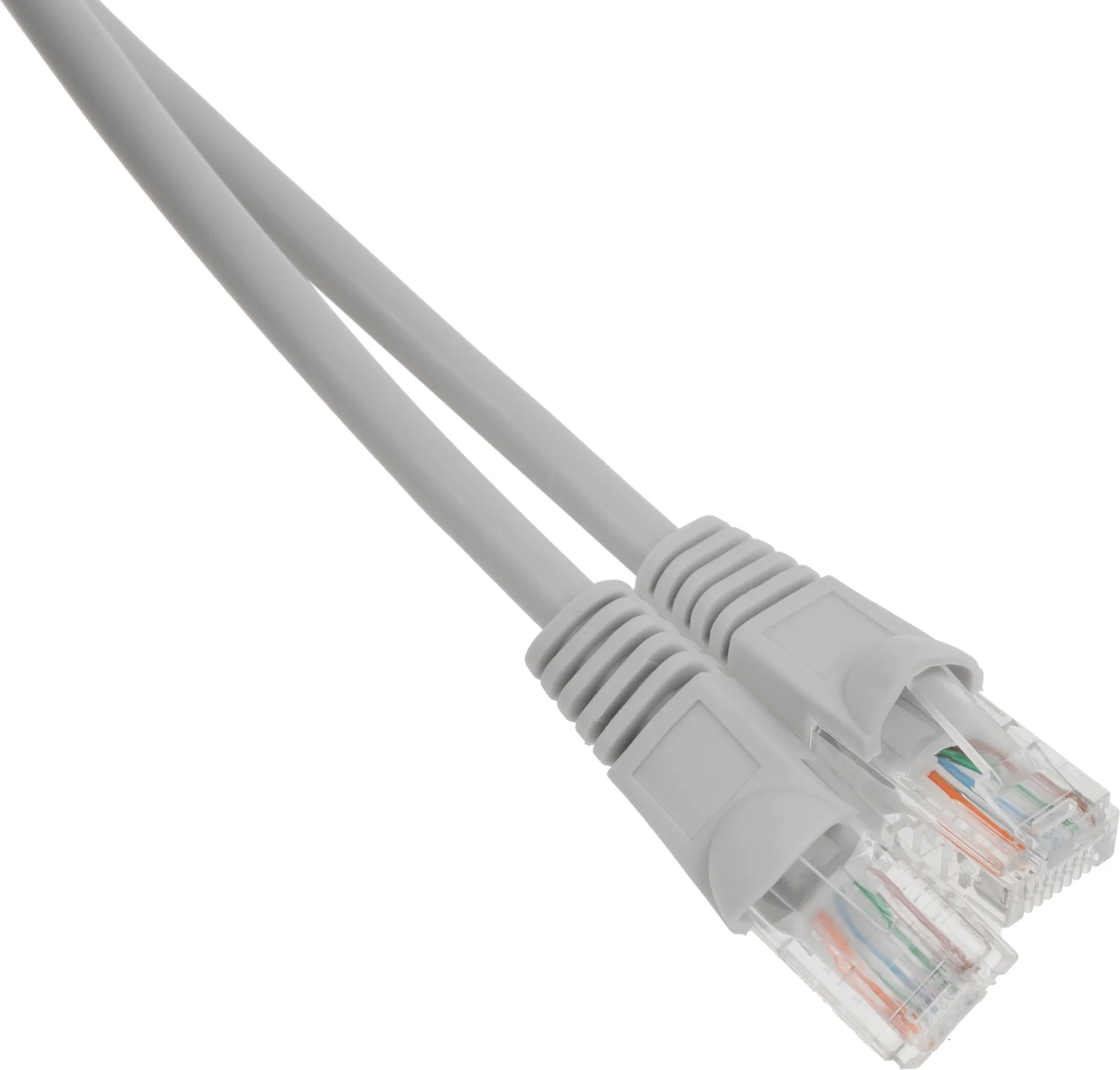 Патч-корд Buro UTP-5E-1.5M-G-LSZH, UTP кат.5E, 1,5 м, RJ-45 (m)–RJ-45 (m), серый