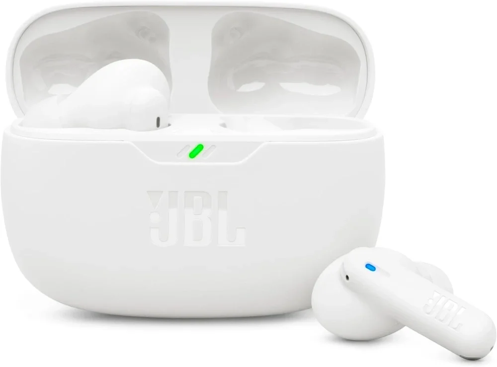 Наушники JBL JBLWBEAM2WHT, внутриканальные, Bluetooth