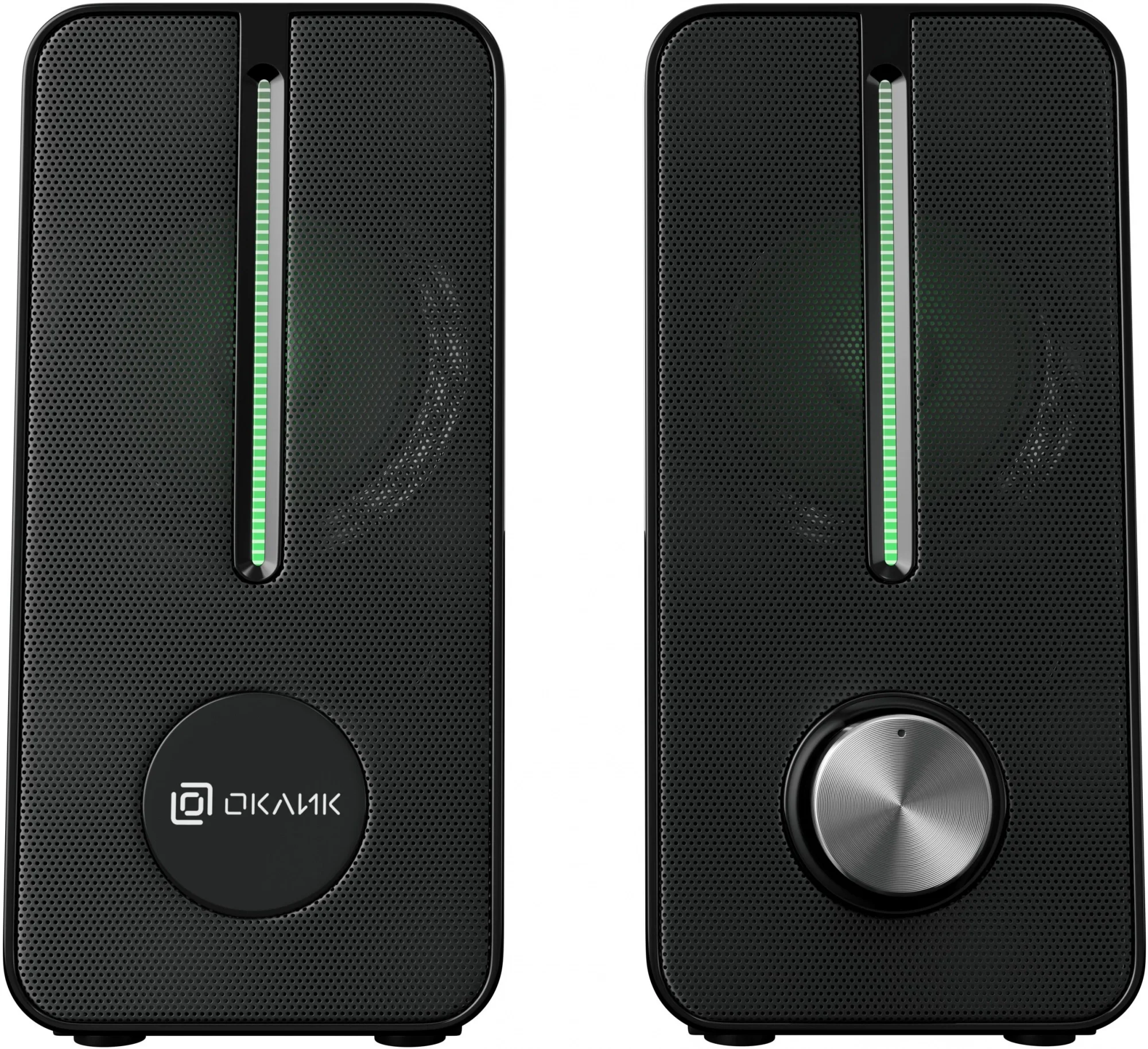 Колонки Oklick OK-120U 2.0, 6 Вт, USB, чёрные
