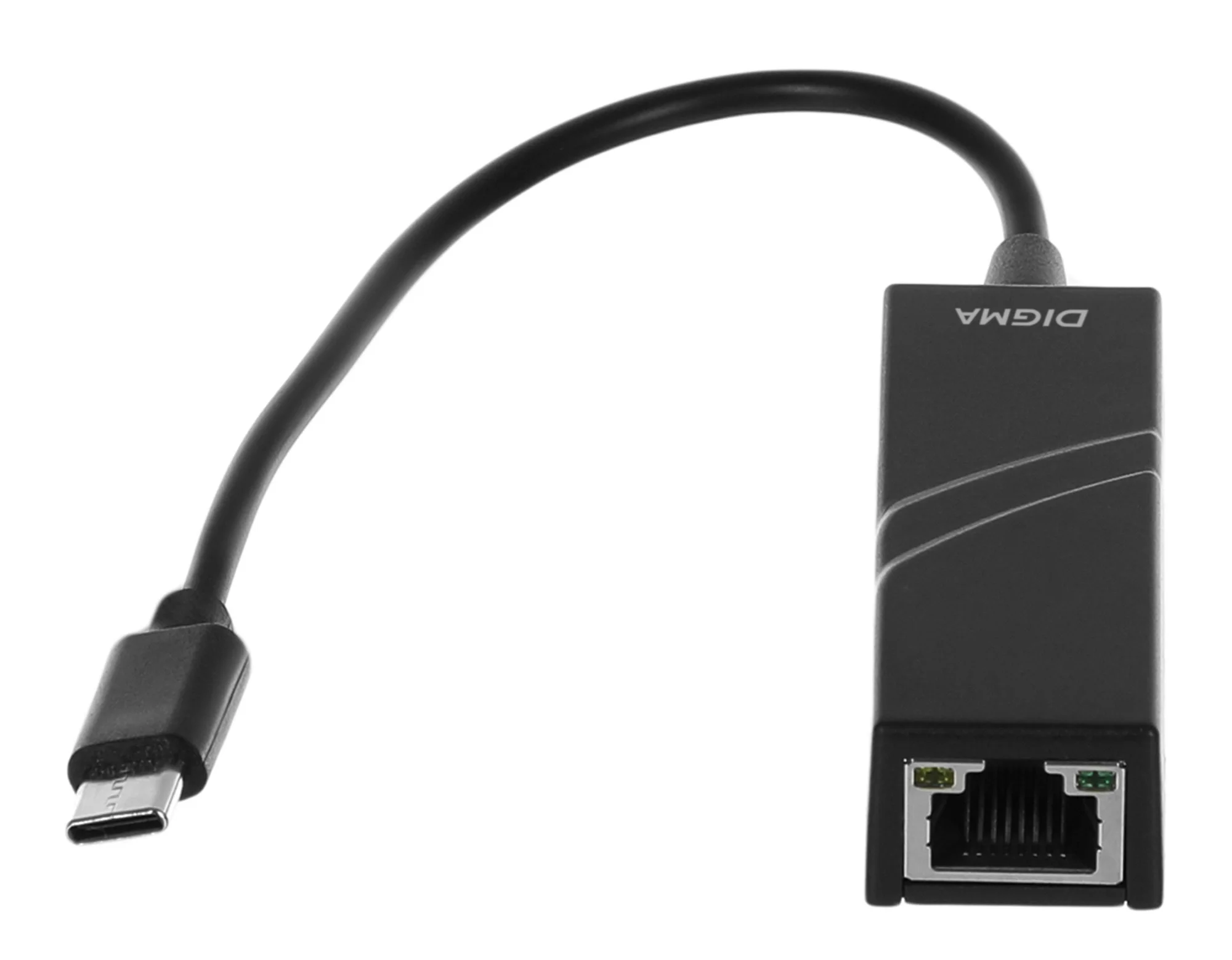 Сетевой адаптер Digma D-USBC-LAN100, USB Type-C — RJ-45, 100 Мбит/с