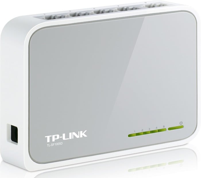 Коммутатор TP-LINK TL-SF1005D, 5×100M, настольный