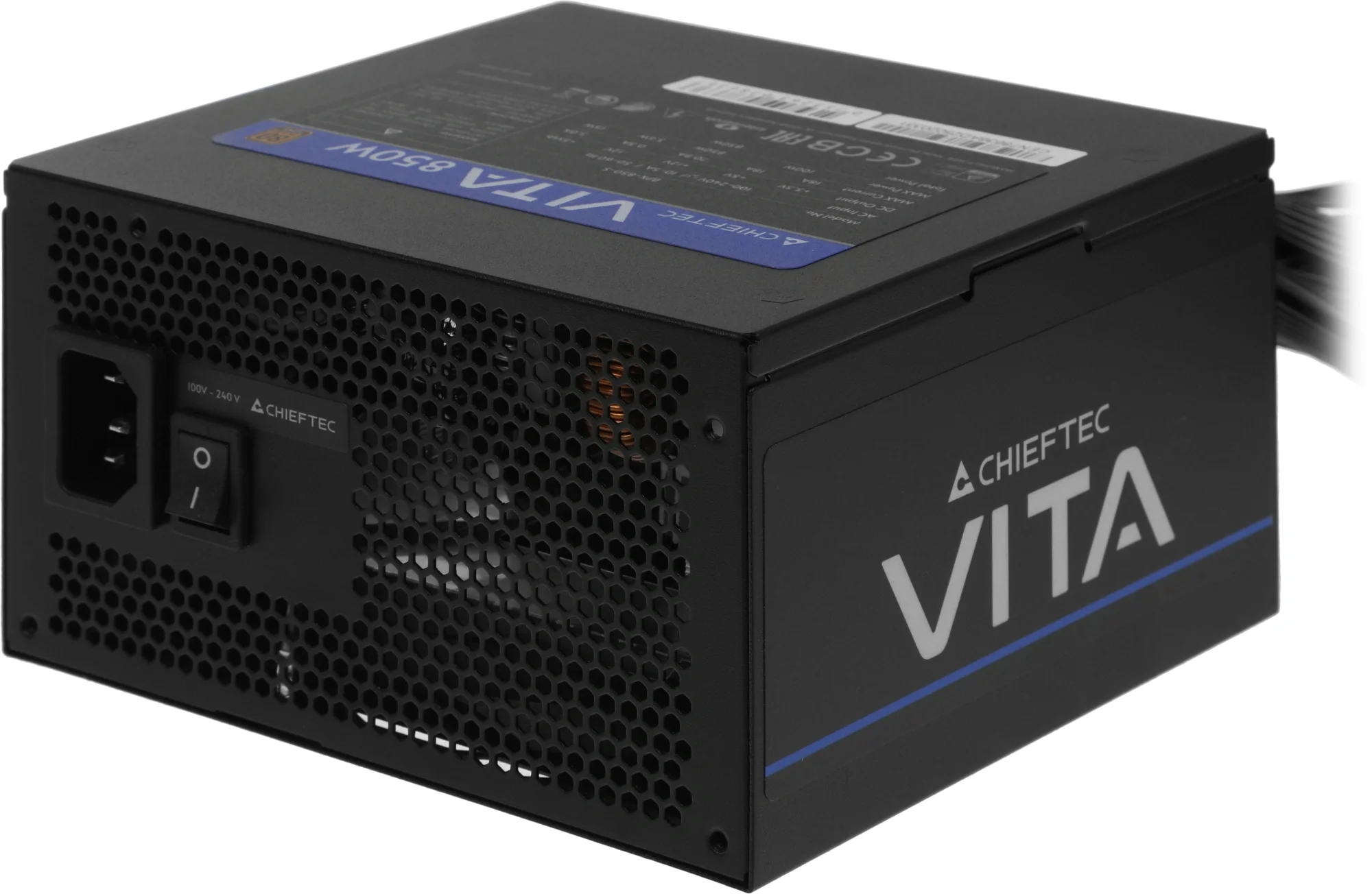Блок питания CHIEFTEC Vita BPX-850S, 850 Вт, ATX 2.53, 80 PLUS Bronze, 120 мм
