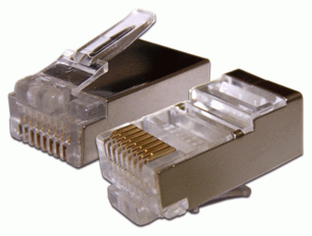 Коннектор LANMASTER TWT-PL45/S-8P8C-6A, RJ45, STP, кат.6A, 100 шт