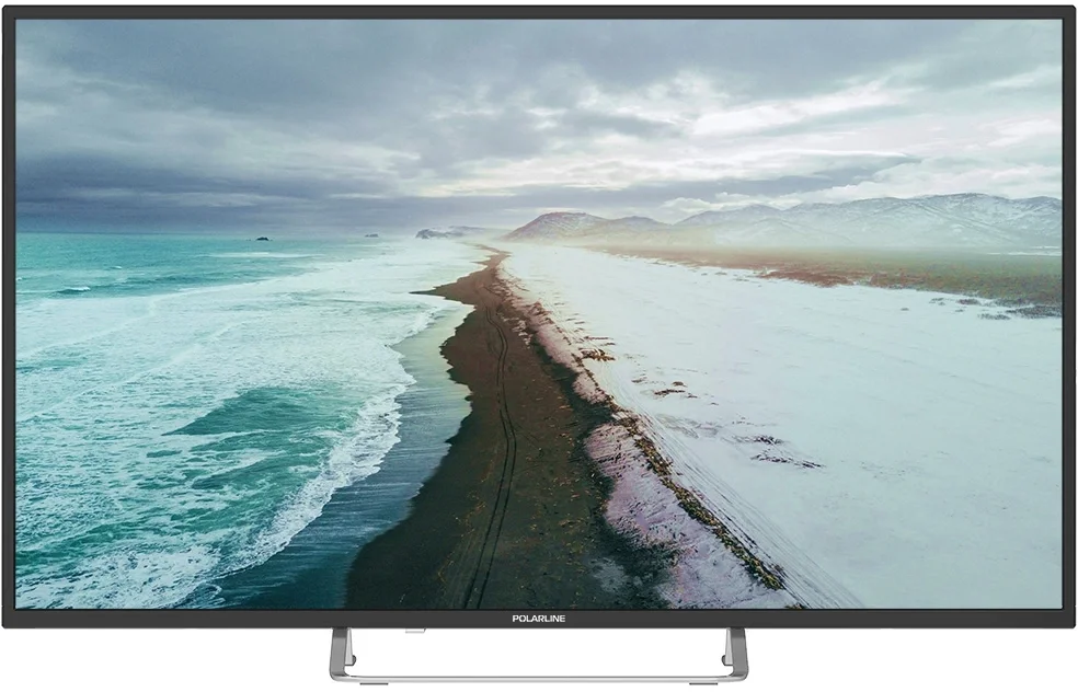 Телевизор Polarline 43PL52TC-SM, 43", Full HD, 60 Гц, Android, Wi-Fi