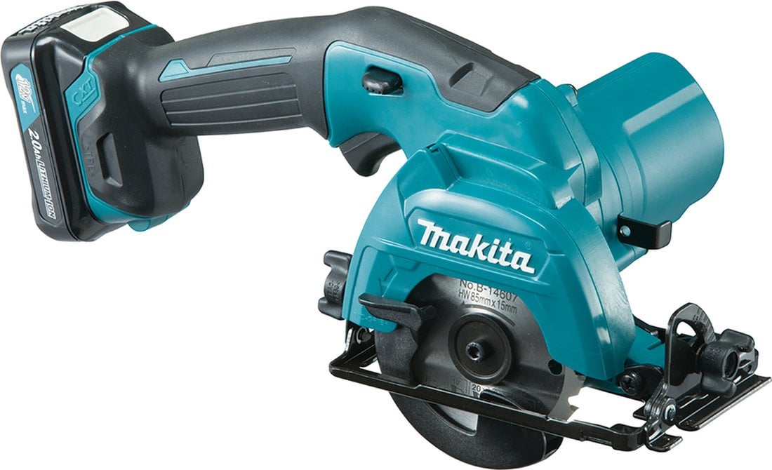 Пила дисковая Makita HS301DWAE, 10.8 В, 2×2 Ач, диск 85 мм