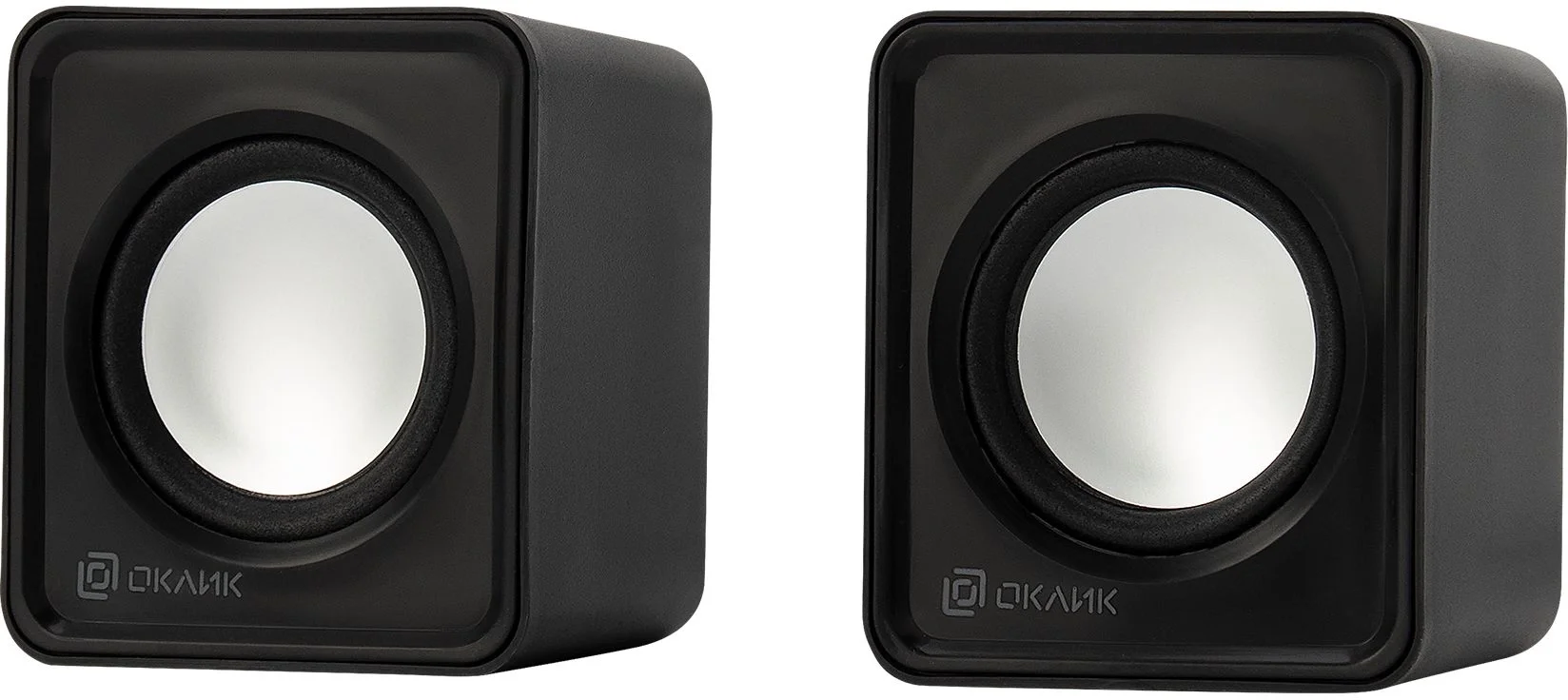 Колонки Oklick HS-01A BLACK, 2.0, 6Вт, USB