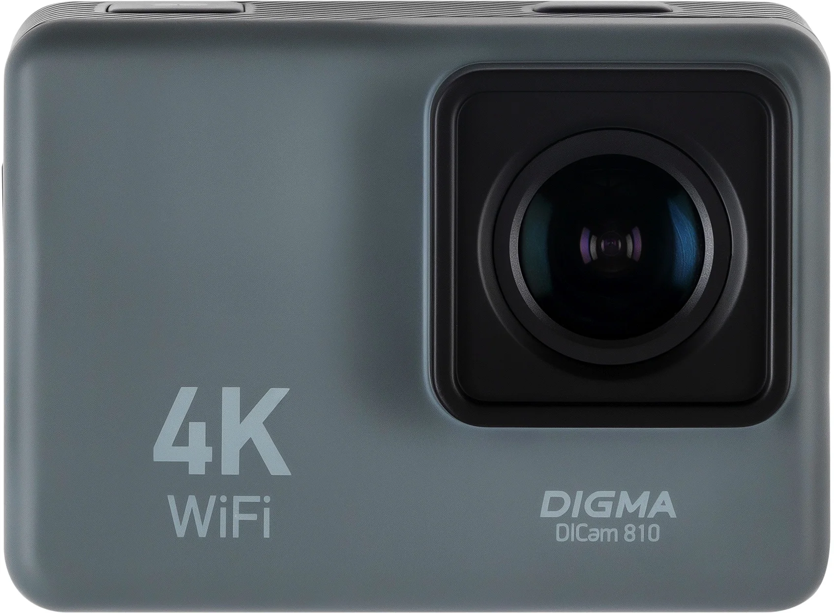 Экшн-камера Digma DC810, 4K, серый