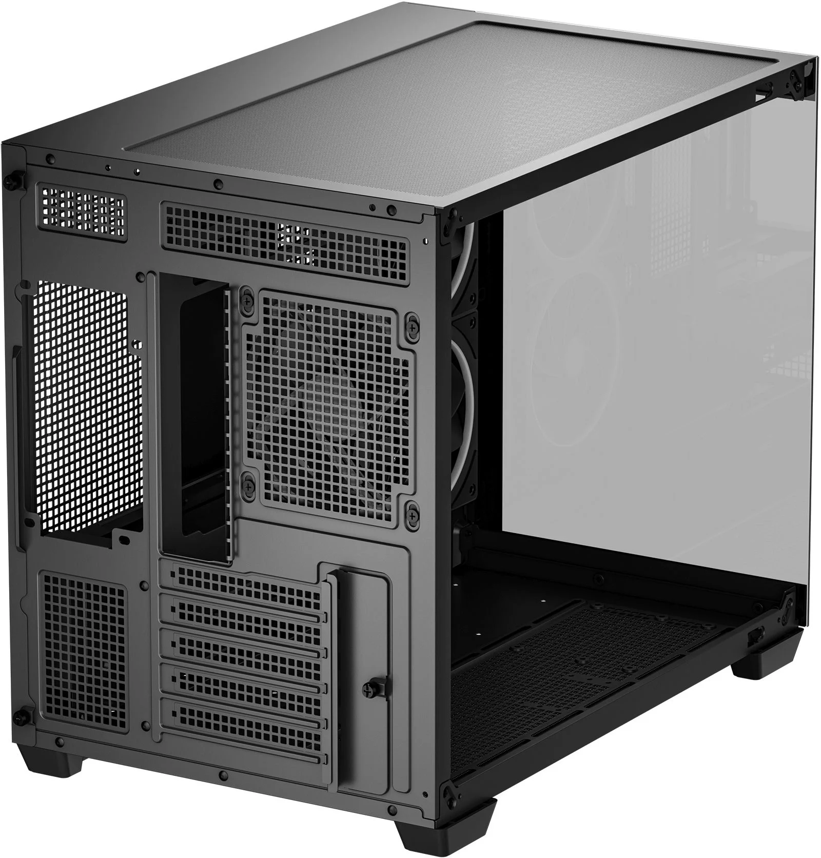 Корпус DeepCool CG330 3F, mATX, без БП, 3×120мм ARGB PWM